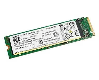Cod. SN:550 SSD SK Hynix M.2 512GB / 6,900MB/s Lectura y escritura 5,300MB/s / 2280 / PCIe&reg; 4x4 NVMe&reg; (Sin empaque)