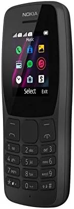 Cod. 287  NOKIA 110 Dual SIM (TA-1192) / 1.77&quot; Display / 800mAh (14 horas conversación) / Radio FM / reproducción de Musica/Vídeo/Juegos / Black