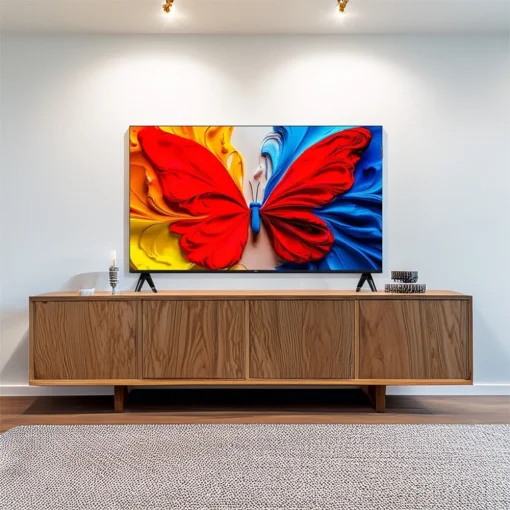 Cod. 115 Smart TV TCL 43S5K 43" QLED FHD / Google TV / HDR 10 / Dise&ntilde;o Slim, Bisel Met&aacute;lico / 2*HDMI, 1*USB / Wi-FI + BT 5.0 / Dolby Audio / Control remoto por voz Google