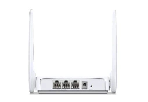 Cod.077 Router Wireless N TP-LINK MERCUSYS MW301R/ 300 Mbps/2.4GHZ/2 puertos LAN/ 1 Puerto WAN/ 2 Antenas omnidireccionales fijas 5dBi