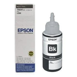 Cod.039 Tinta EPSON T664120 NEGRO/Impresoras Tinta Continua /70 ml.