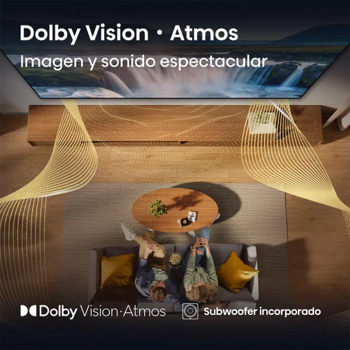 Cod. 127 Smart TV Hisense 98" 98Q6QG QLED 4K UHD / Google TV / FreeSync Premium / Dolby Vision / Dolby Audio / MEMC, AIPQ / Wi-FI 6, BT V5.3 / 4*HDMI 2.1, 2*USB / Control remoto por voz