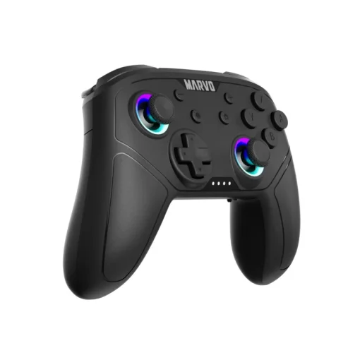 Cod. 078 Control de juegos Inal&aacute;mbrico MARVO Pact 60 (GT-80) / Bluetooth&reg; 5.0 / Bater&iacute;a 800mAh / vibraci&oacute;n dual / Joysticks RGB / 20 botones (M1/M2 Programables) / Compatible: Switch, PC, Android, IOS