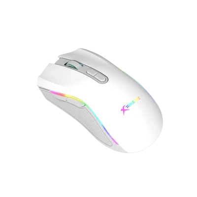 Cod. GX:213 Mouse XTRIKE-ME GM-314 WH / 7200 DPI / Driver Programable / Iluminación RGB (efectos dinamicos) / USB, Cable:1.5 mt. / 7 botones / blanco