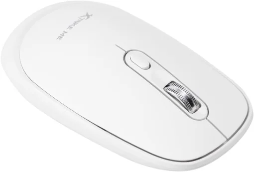 Cod. GX:253 Mouse XTRIKE ME Wireless GW-119 WH / Dual Inalámbrico 2.4G + Bluetooth 5.2 / 1600DPI / 4 botones / Silencioso / Bat. 400mAh / Blanco