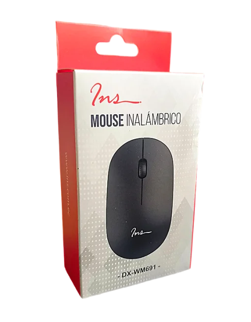 Cod. W:178 Mouse Wireless 2.4GHz INS Optical DX-WM691 / 1200dpi / Negro