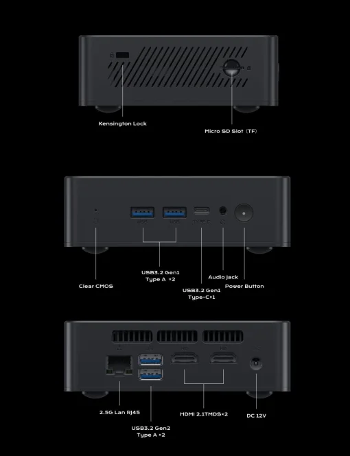 Cod. 242 Computador ENV&nbsp;/ AMD Ryzen&trade; 5 3500U / 16GB / 512GB M.2 SSD NVMe / Wi-Fi AC + BT / 2*HDMI 4K / 2*USB3.2 + USB-C 3.2 Gen1, LAN RJ45 / Windows 11 Home (Preinstalado) + Monitor HD+ 19.5" + Teclado multimedia INS + Mouse MARVO Niro 40