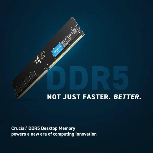 Cod. R5:307 Memoria RAM Crucial Basics CB16GU4800 / P/PC 16GB DDR5 4800MHz, CL40, 1.1V