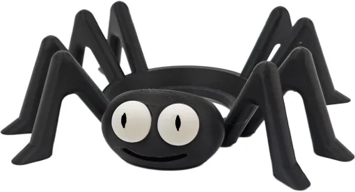 Cod. 1186 Soporte P/Alexa Echo Dot 4&ordf;/5&ordf; generaci&oacute;n / Forma de ara&ntilde;a ( ojos negro)