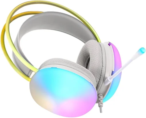 Cod. X:103 Headphone XTRIKE ME GH-511 / Iluminación RGB translúcidos en diadema y bocinas / Micrófono omnidireccional / Control de Volumen / 1*jack 3.5mm + USB(LuzLED) / Cable 2.05 m