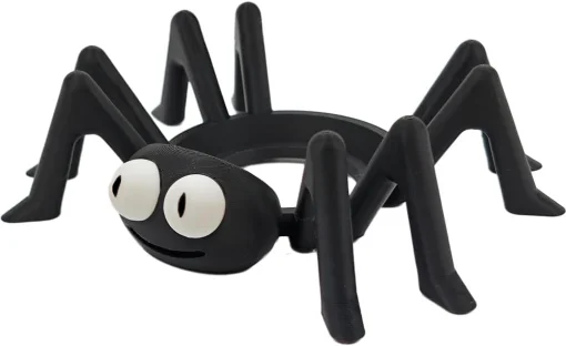 Cod. 1186 Soporte P/Alexa Echo Dot 4&ordf;/5&ordf; generaci&oacute;n / Forma de ara&ntilde;a ( ojos negro)