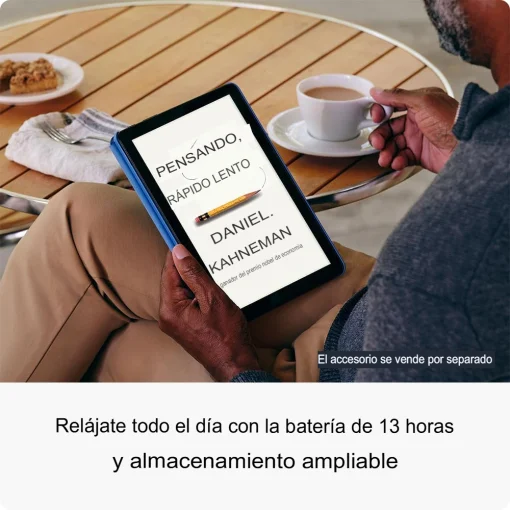 Cod. 123 Tablet Amazon fire HD 10 (13va. Gen.) / Octa-core / 10.1" Full HD 1080p / RAM 3GB, 32GB Alm. / Fire OS 8 / Cam frontal 2,0mp/posterior 5mp / Wifi/Bluetooth / black