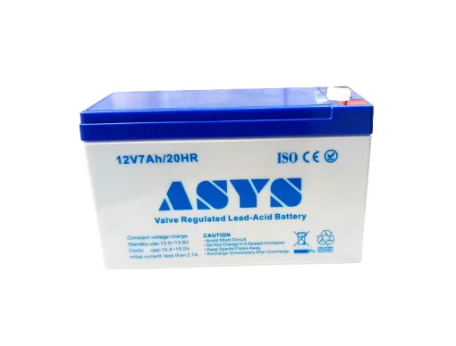Cod. 052 Batería de plomo sellada ASYS 12V 7Ah/20Hr