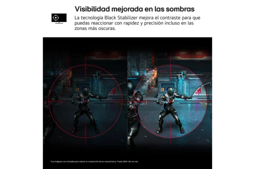 Cod. 131 Monitor LG 27U411A-B 27", IPS, FHD, 120Hz / &nbsp;HDR10 y sRGB 99% (t&iacute;p.) / Black Stabilizer / Dynamic Action Sync / HDMI 2.0, VGA / Dise&ntilde;o sin bodes / Base delgada / compatible VESA