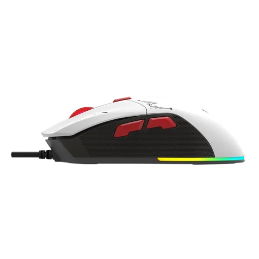Cod. GX:172 Mouse XTRIKE ME GM-316W /  2 conver desmontables / 7200DPI / Iluminación RGB (13 efectos) / Interfaz USB / cable: 1.5mt. / 6 botones