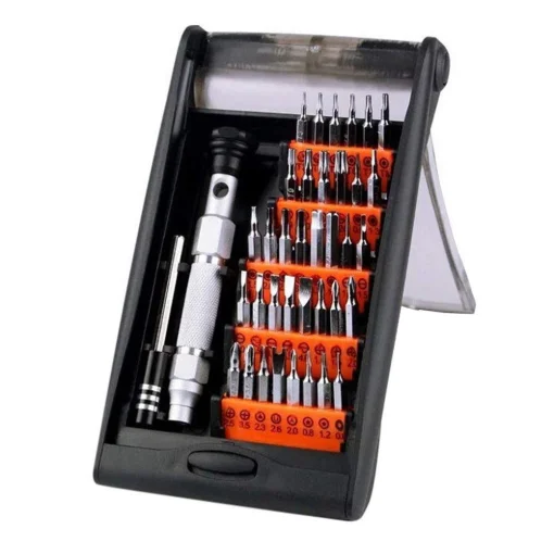 Cod. 1135 Kit de Destornilladores Precisos JAKEMY JM-8151 38en1 / Puntas intercambiables magn&eacute;ticas / Cromo Vanadio (CR-V) / P/port&aacute;tiles, Smartphones, tabletas etc.