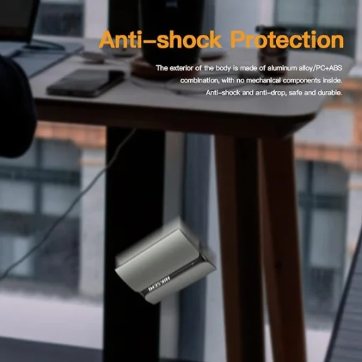 Cod. X:380 SSD Externo HIKSEMI SHIELD T300S 1TB / Interfaz USB 3.1 Tipo-C (compatible P/USB-A y Tipo-C OTG) / 560MB/s Read, 500MB/s Write / Material Aluminio