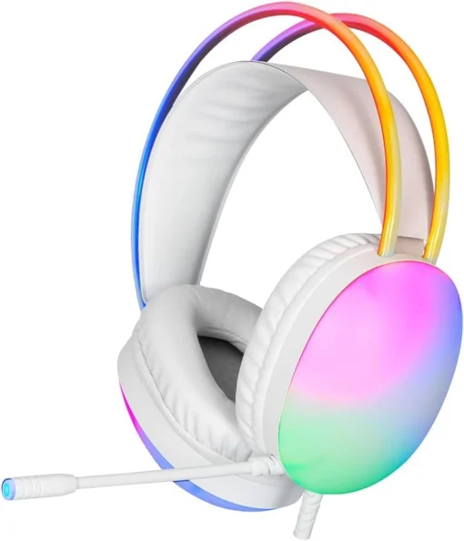 Cod. X:103 Headphone XTRIKE ME GH-511 / Iluminación RGB translúcidos en diadema y bocinas / Micrófono omnidireccional / Control de Volumen / 1*jack 3.5mm + USB(LuzLED) / Cable 2.05 m