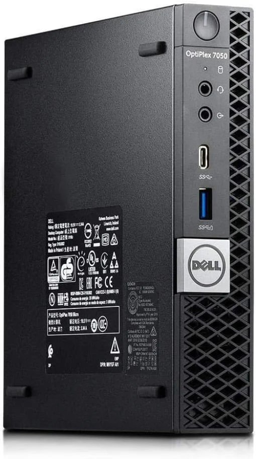 Cod. 217 CPU Dell OptiPlex 7050 Micro&nbsp;(Off Lease) / Intel&reg; Core&trade; i5-7500T, 2.7GHz / 8GB DDR4 / 250GB SSD / DP, HDMI / Windows 11 Pro / Incl. teclado y Mouse USB.