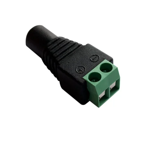 Cod. 185 Conector hembra de 12V CC para cámara CCTV