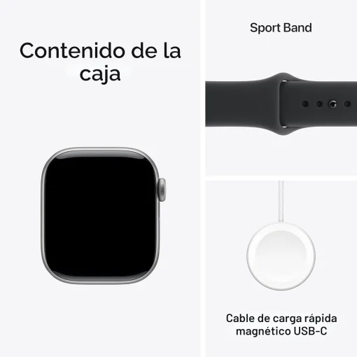 Cod. 1154 Apple Watch Series 11 (MEV04AM/A) / GPS / 46 mm OLED LTPO3 / Tu salud, bajo control total / Inteligencia Deportiva Autom&aacute;tica / IP6X / Space Grey (Aluminio)