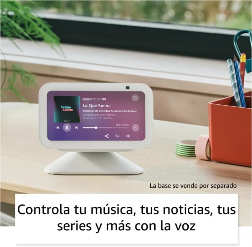 Cod. 161 Pantalla Smart Amazon Echo Show 5 (3ra. Gen.) con Alexa / 5,5" t&aacute;ctil&nbsp;960x480 / Parlante 1.7&rdquo; (graves m&aacute;s profundo y sonido claro) / C&aacute;mara 2MP / Wifi / Bluetooth / Color Negro Carbon