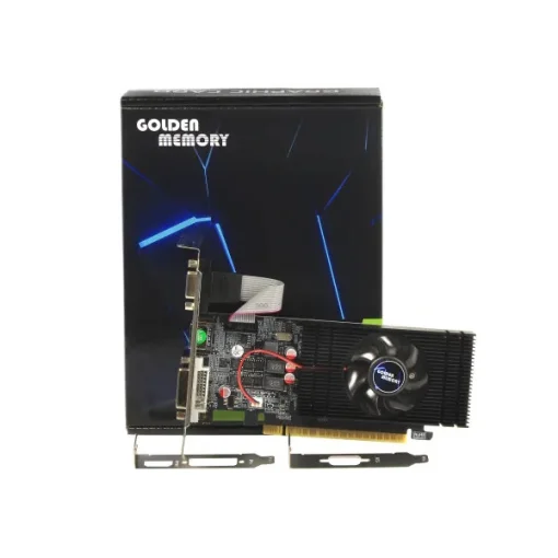 Cod. 218 Tarjeta de video GOLDEN GeForce GT730 4GB GDDR5 128-bit / Soporte de perfil bajo / HDMI/VGA/DVI-I / PCI-E