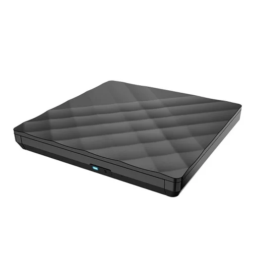Cod. 056  DVD-RW Externo Portable Altek USB-A 3.0 + Tipo-C / Compatible Windows, Linux, Mac 10os / Laptop, PC