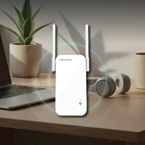 Cod. 102 Extensor Wi-Fi Universal N300 HIKVISION WRE3N / 2.4GHz: 300 Mbps / 2 Antenas (3dBi) 