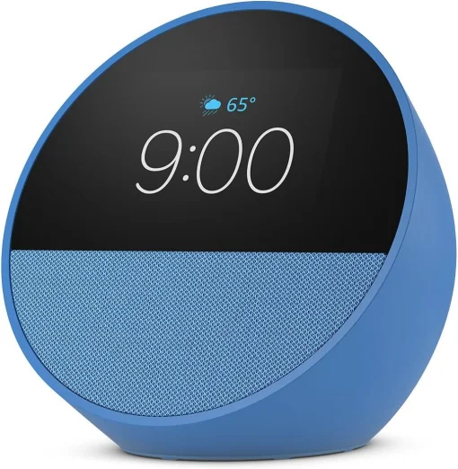 Cod. A:228 Amazon Echo Spot Despertador Smart con Alexa / pantalla táctil 2.83&quot; con Reloj personalizable / Parlante 1.73” (sonido vibrante) / Wifi / Bluetooth / Color Azul marino
