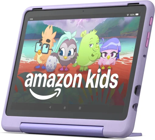 Cod. 127 Tablet Amazon fire HD 10 Kids Pro / 10.1" Full HD 1080p / RAM 3GB, 32GB Alm. (Soporta microSD de 1TB) / Libros, videos,&nbsp;Juegos Educativos (1 a&ntilde;o Amazon Kids+) / controles parentales / Incl. funda d&iacute;a feliz