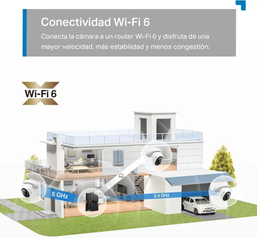 Cod. 405 C&aacute;mara Smart TP-Link Tapo C560WS, Wi-Fi 6 P/Exterior IP66, 360&ordm;, 4K Ultra HD (8MP) / Reconocimiento Facial IA / Zoom Digital 18&times; / Detecci&oacute;n &amp; Seg. autom&aacute;tico AI (pers. masc. veh.) / Visi&oacute;n nocturna Color Starlight / Alarma Luz/Sonido / Audio bid