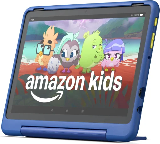 Cod. 126 Tablet Amazon fire HD 10 Kids Pro / 10.1" Full HD 1080p / RAM 3GB, 32GB Alm. (Soporta microSD de 1TB) / Libros, videos,&nbsp;Juegos Educativos (1 a&ntilde;o Amazon Kids+) / controles parentales / Incl. funda nebulosa