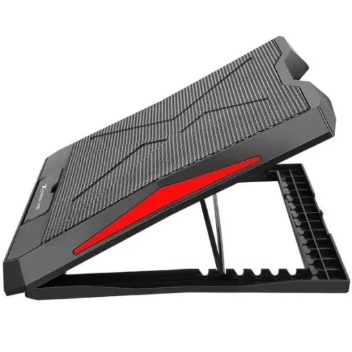 Cod. 167 Base de Enfriamiento P/Laptop XTRIKE ME FN-811 / hasta 17" / 6 Ventiladores (60mm) / Led rojos / 2 Puertos USB / 6 niveles ajustables