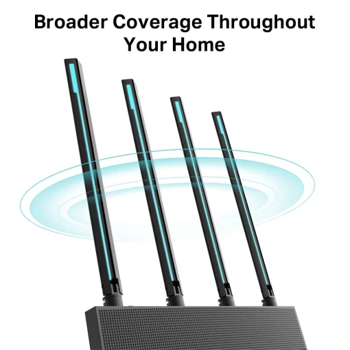 Cod. 088 Router Inal&aacute;mbrico de Doble Banda AC1900/ 1900 MBbps/ 2.4GHz-5GHz /4 antenas externas fijas / Archer C80