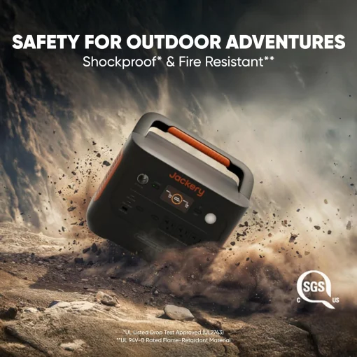 Cod. 186 Estación de energía portátil Jackery Explorer 1000 v2 / batería LiFePO4 de 1070 Wh / 1500 W (AC 110V*3, USB-C/100W/PD*1, USB-C/30W*1, USB-A/18W*1, CAR 12V/10A*1) / Carga rápida 1Hr. CA