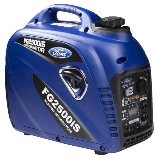Cod. 231 Generador Inversor FORD FG2500iS silencioso 2,500 Watts / a Gasolina / Salida dúplex (2*tomas CA120V 16.7A), 1* USB-A 5V 1.5A / 1*Paralelo / obediente CARB