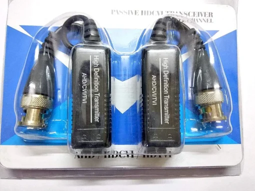 Cod. 208  Pareja de ballums INS P/cámara 720P/1080P CCTV de un solo canal para AHD/HDCVI/HDTVI