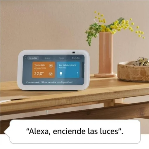 Cod. A:160  Pantalla Smart Amazon Echo Show 5 (3ra. Gen.) con Alexa / 5,5" t&aacute;ctil&nbsp;960x480 / Parlante 1.7&rdquo; (graves m&aacute;s profundo y sonido claro) / C&aacute;mara 2MP / Wifi / Bluetooth / Color Azul cielo