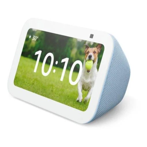 Cod. A:160  Pantalla Smart Amazon Echo Show 5 (3ra. Gen.) con Alexa / 5,5" t&aacute;ctil&nbsp;960x480 / Parlante 1.7&rdquo; (graves m&aacute;s profundo y sonido claro) / C&aacute;mara 2MP / Wifi / Bluetooth / Color Azul cielo
