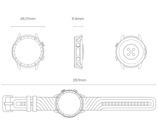 Cod. R:1093 SmartWatch Mibro A3 / GPS / LLamadas BT 5.3 / Pantalla HD 1.39&quot; 60 FPS reales / 100 modos deportivos / Monitoreo de salud / 2ATM resistente al agua / Material aleación Aluminio