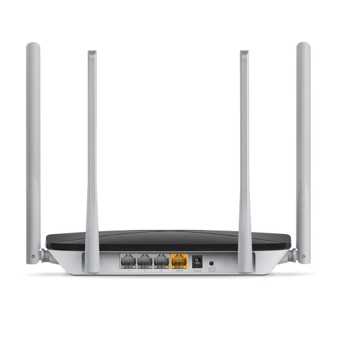 Cod. 162 Router Wireless MERCUSYS AC12 v3 / Dual Band AC1200, 1.2 Gbps / (5 dBi) 4*Antenas / MU-MIMO 2x2 / Multi-Modo (Access Point, Repetidor) / Conex. hasta 32 dispositivos