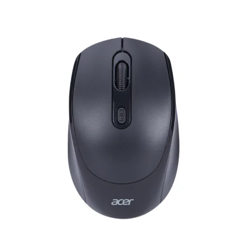 Cod. 295  Mouse Inal&aacute;mbrico 2.4G ACER OMR267 Black / 1600 DPI / 4 botones / Ligero &amp; Ergon&oacute;mico / incluye pila AA