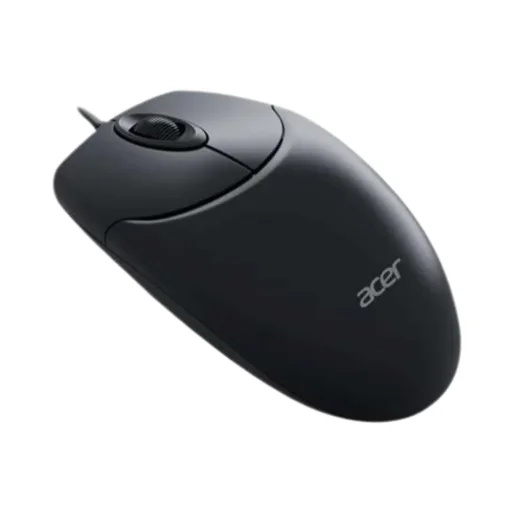 Cod. 293 Mouse ACER OMW316 Office / 3 botones / &Oacute;ptico 1200DPI / ergon&oacute;mico / Plug &amp; Play / Cable 1.5 m, USB / Negro