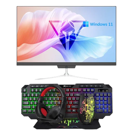 Cod. 245  &nbsp; Computador AIO ENV / AMD Ryzen&trade; 5 3500U / 16GB / 512GB SSD / 23.8" FHD / Wi-Fi AC + BT / Windows 11 Home (Preinstalado) / Incl. Kit 4en1 Xtrike Me CMX-415 Teclado + Mouse + Headphone + Mouse pad)