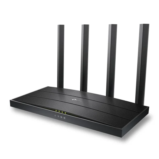 Cod. 140 Router TP-LINK Archer AX12 / Wi-Fi 6 Banda Dual AX1500 / 1201 Mbps (5 GHz) + 300 Mbps (2.4 GHz) / 3*P/LAN GIGABIT / 1*P/WAN GIGABIT / 4 Antenas y la tecnología Beamforming / OFDMA y MU-MIMO