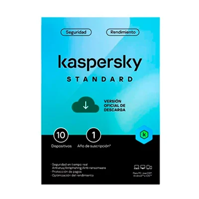 Cod.072 Licencia Kaspersky Standard / Proteccion 12 meses / Serial Digital