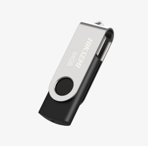 Cod. 254 Flash Memory HIKSEMI ROTARY M200S  64GB / USB2.0/Negra