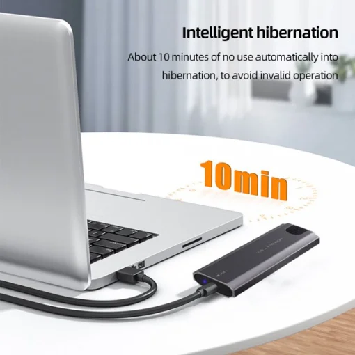 Cod. 042 Capsula P/SSD M.2 Dual (NVMe y M.2 SATA) / 10Gbps / USB 3.2 Gen2 / Compatible: Windows, MacOS, Linux / aluminio