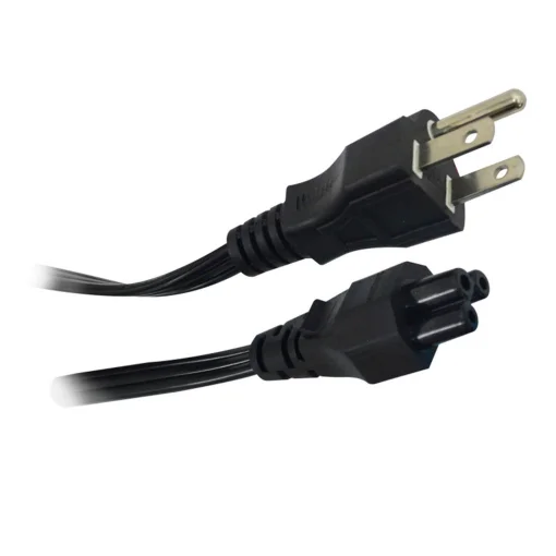 Cod:197 Cable de Poder Trébol plano P/Cargador de Laptop